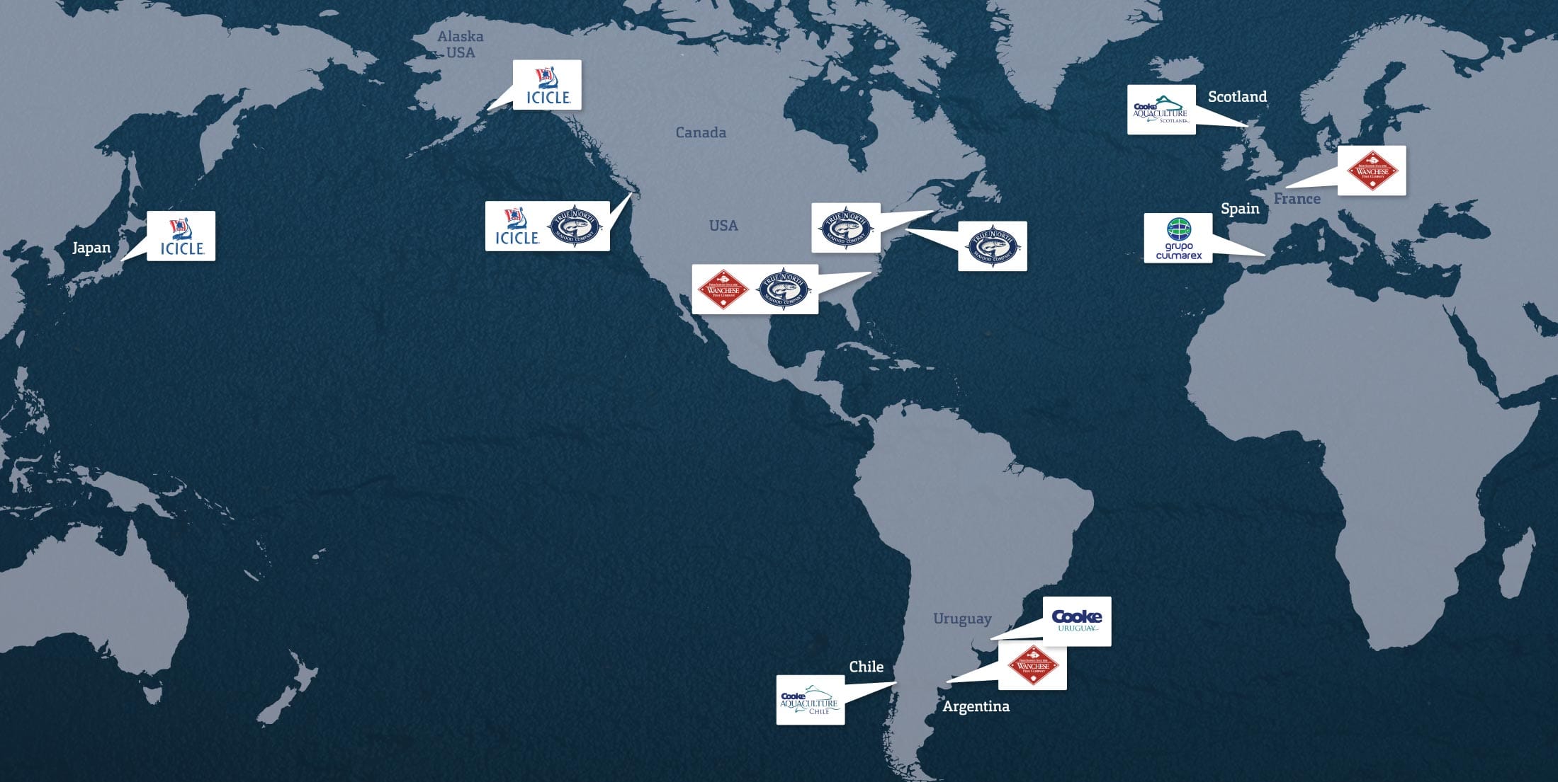 Cooke Map locations